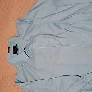 EUC Alexander Julian Colours Dress Shirt Baby Blue 3XLT 19-19.5 36/37